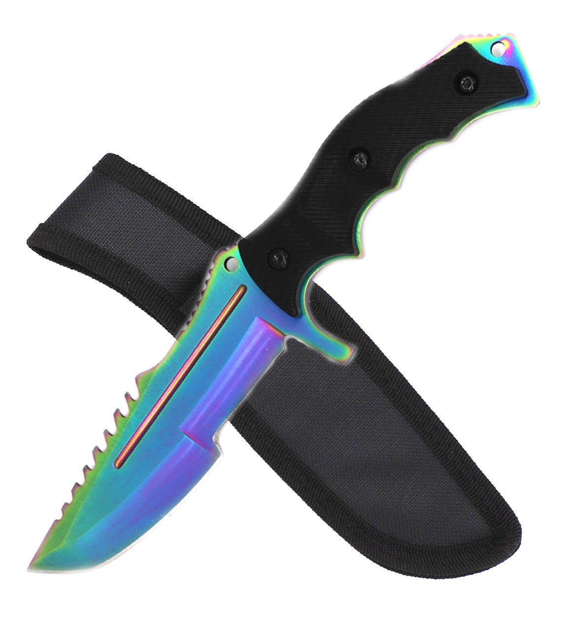 Day Zero Survival 8.5" Full Tang Tactical Tanto Fixed Blade Knife – Multiple Finishes
