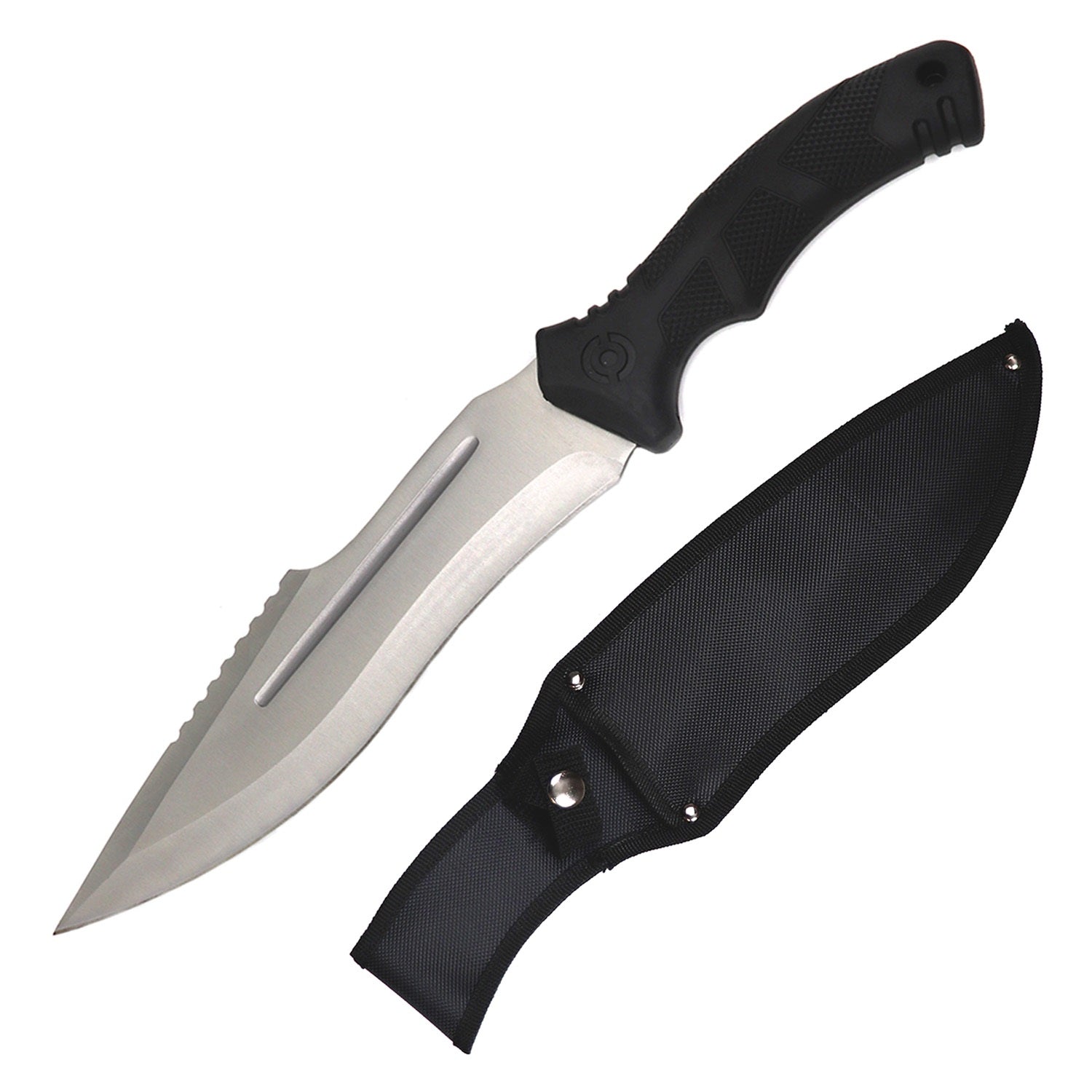 Day Zero Survival 15" Tactical Fixed Blade Hunting Bowie Machete Knife – 6 Blade Style Options