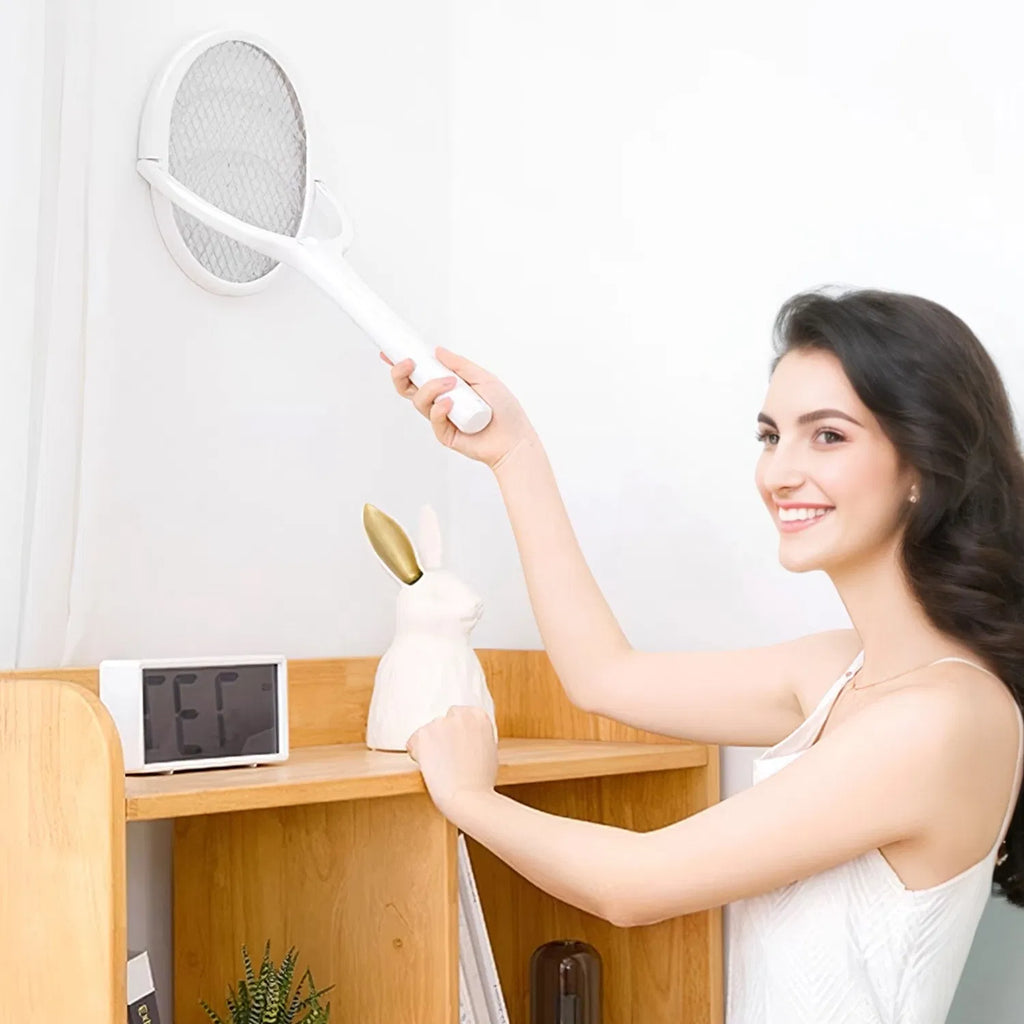 3-in-1 Rechargeable Electric Bug Zapper Racket