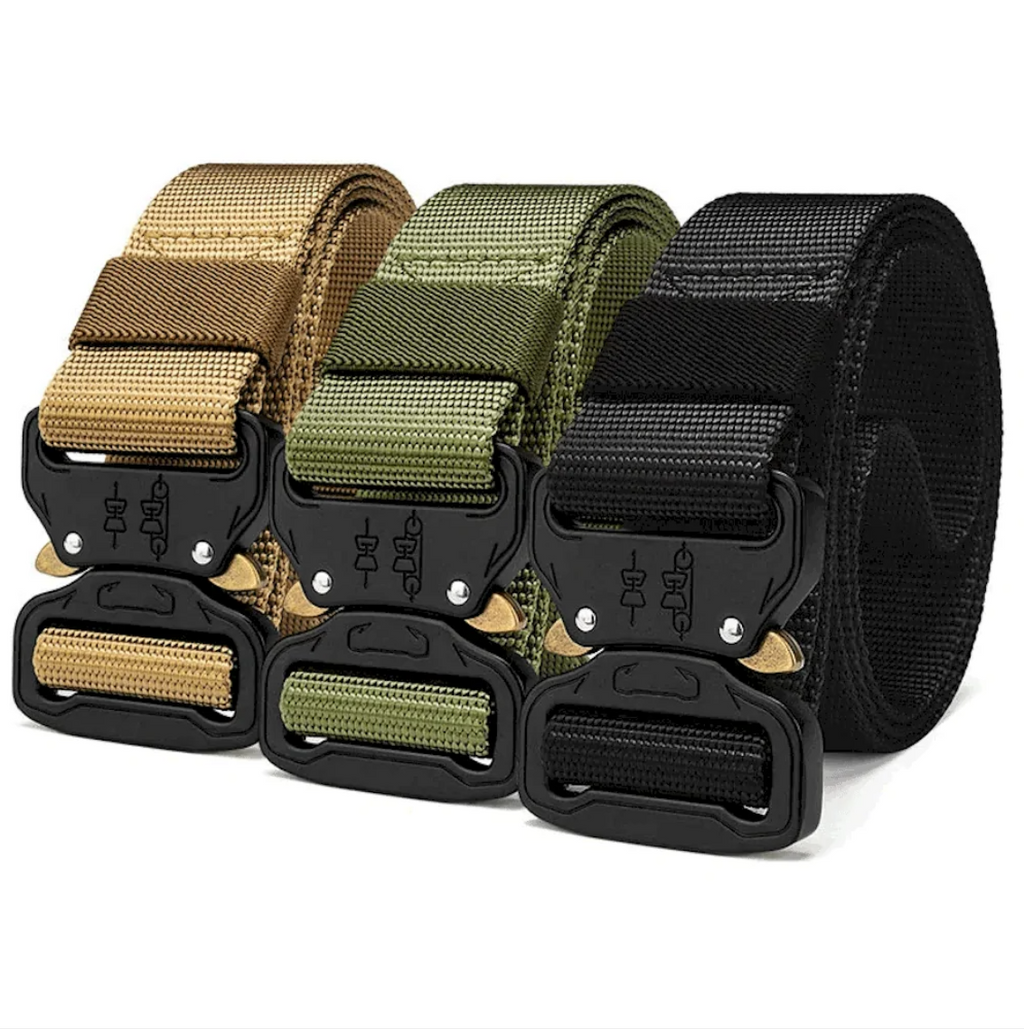 EcoGear Men’s 1000D Tactical Utility Belt with Quick-Release Buckle