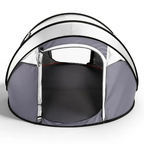 3–4 Person Instant Pop-Up Camping Tent with Front Awning