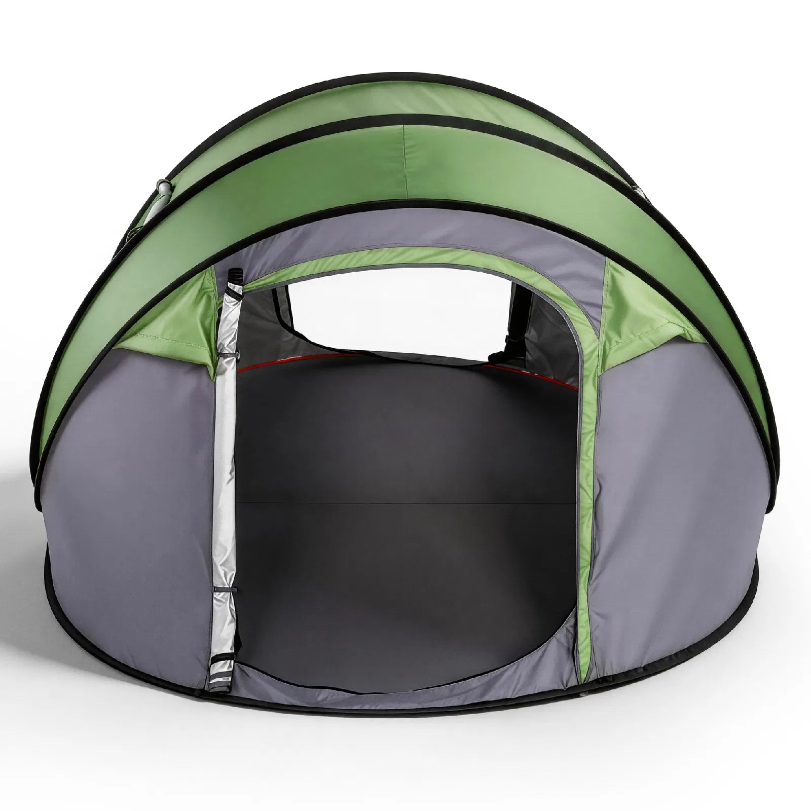 3–4 Person Instant Pop-Up Camping Tent with Front Awning