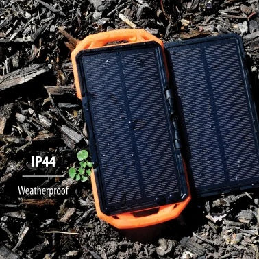 ToughTested Switchback 10,000mAh Dual-Solar Power Bank & 550-Lumen Light