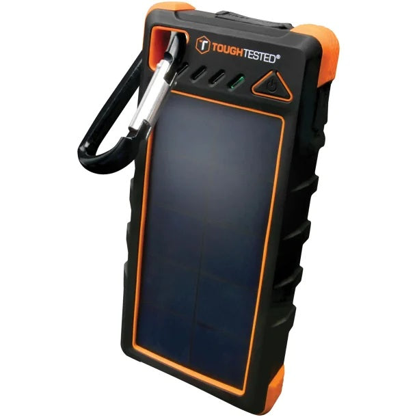 ToughTested 16,000mAh Solar Power Bank with Qi Wireless Charging