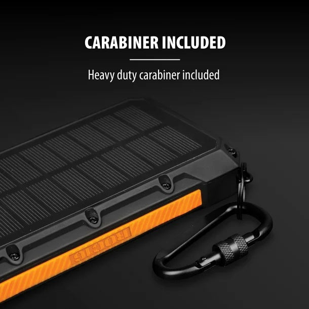 ToughTested 16,000mAh Solar Power Bank with Qi Wireless Charging