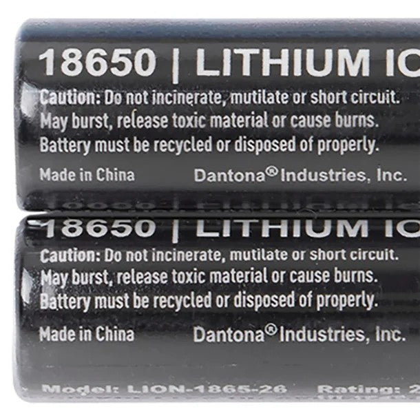 Ultralast UL1865-26-1P 18650 Rechargeable Li-Ion Battery – 3.7V 2,600mAh (Available in 1 Pack & 2 Pack)