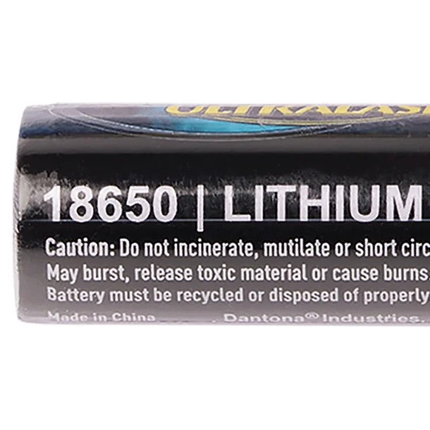 Ultralast UL1865-34-1P 18650 Rechargeable Li-Ion Battery – 3.7V 3,400mAh (Available in 1 Pack & 2 Pack)