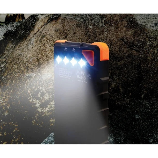 ToughTested 16,000mAh Solar Power Bank with Qi Wireless Charging