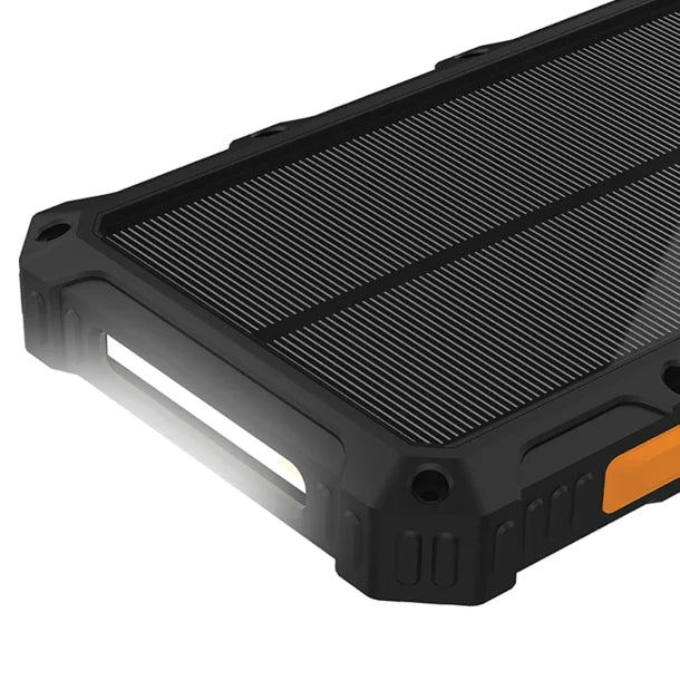 ToughTested 10,000mAh Solar Power Bank with Qi Wireless Charging