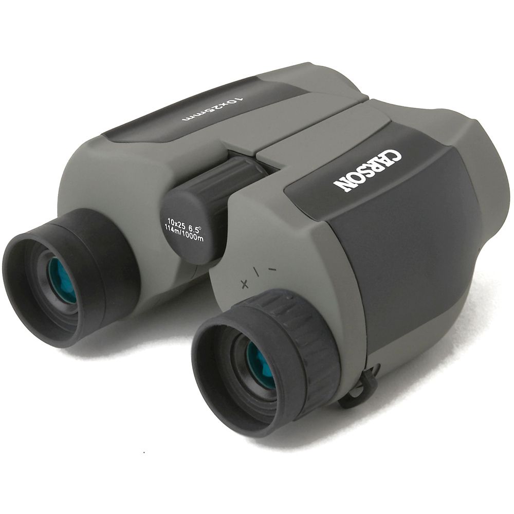 CARSON ScoutPlus 10x25 Compact Porro Prism Binoculars