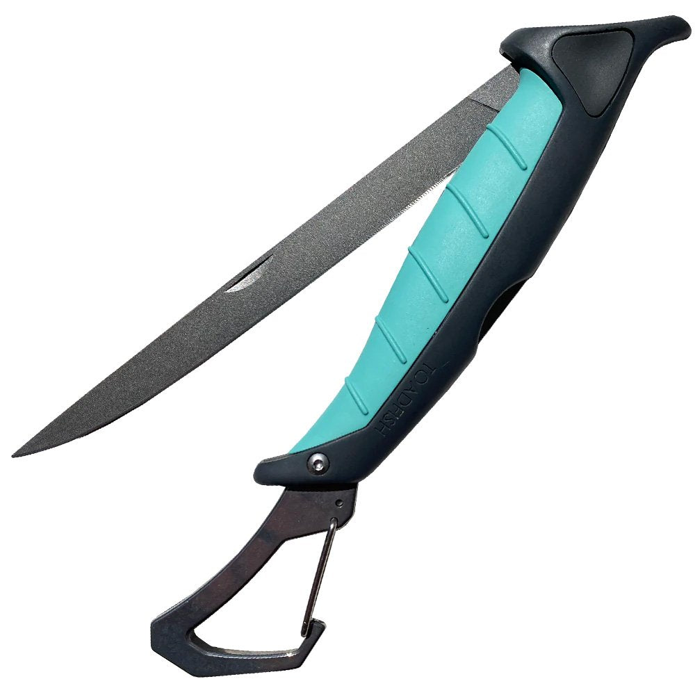 Toadfish Stowaway Folding Fillet Knife w/Built-In Carabiner