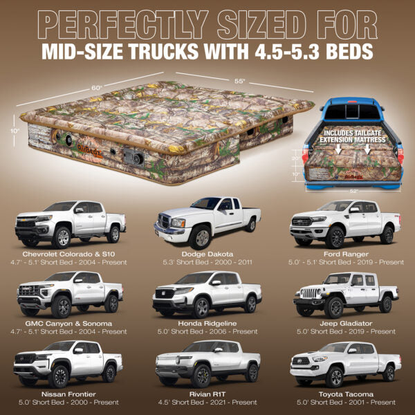 AirBedz® Original Truck Bed Mattress
