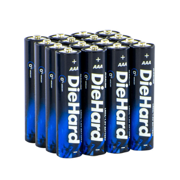 DieHard 41-1124 AAA Alkaline Batteries – High Performance Long-Lasting Power (Available in 16 Pack & 20 Pack)
