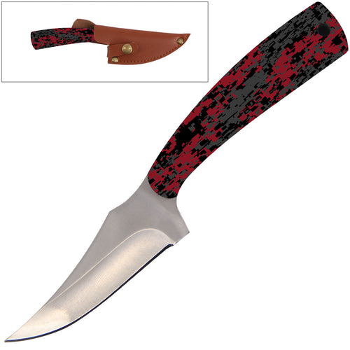 7" Full Tang Fixed Blade Knife - For Hunting, Skinning - Multiple Design Selection