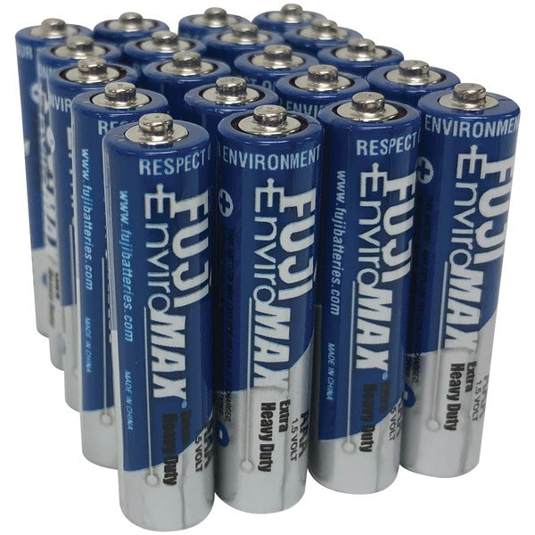 FUJI ENVIROMAX 3400BP EnviroMax AAA Extra Heavy-Duty Carbon Zinc Batteries – 1.5V (Available in 4 Pack & 20 Pack)