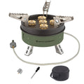 Whitsunday 11000W Camping Stove with 5 Brass Burners