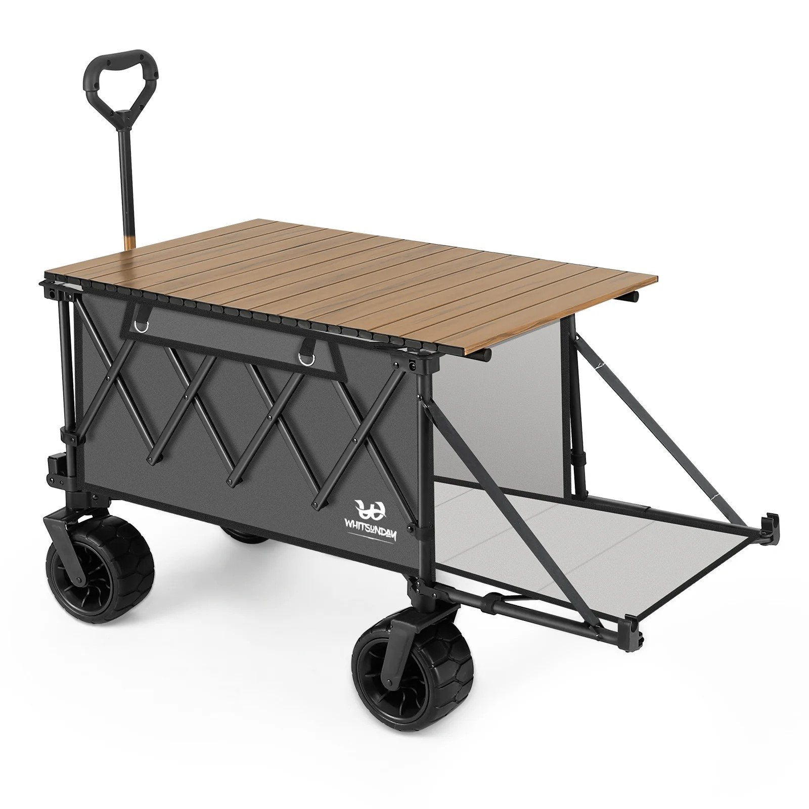 Whitsunday Collapsible Heavy-Duty Wagon with Tailgate, Table & All-Terrain Wheels