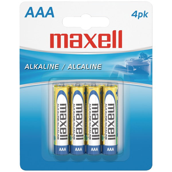 Maxell 723472 AAA Alkaline Batteries – Long-Lasting Everyday Power (Available in 4 Pack, 10 Pack, 16 Pack & 36 Pack)