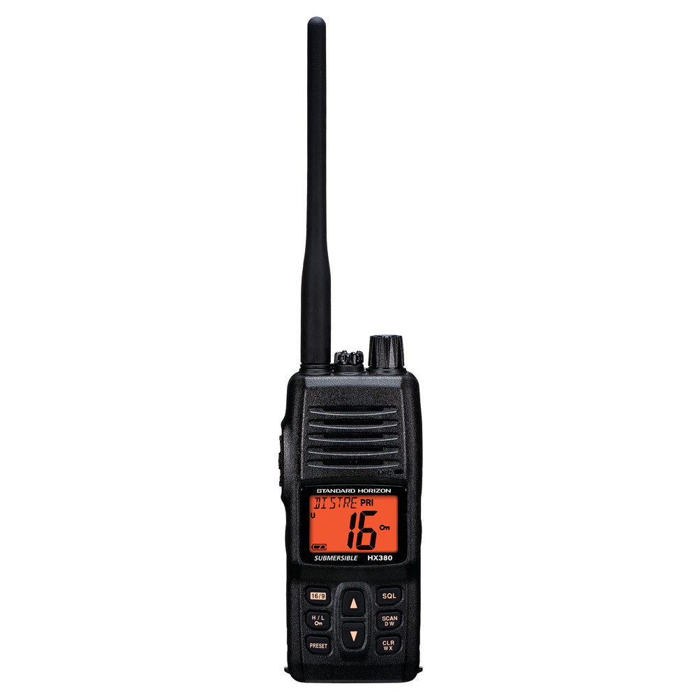 Standard Horizon HX380 5W Commercial-Grade Handheld Marine VHF Radio