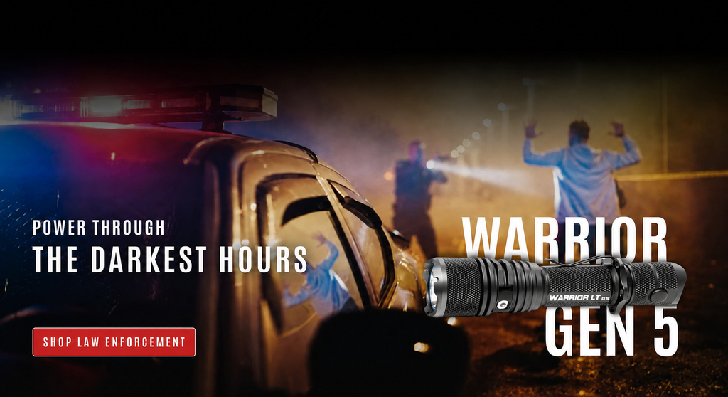 Warrior GEN5 LT-(Long Throw) - 3050 Lumen   480 Meter   Tactical Flashlight