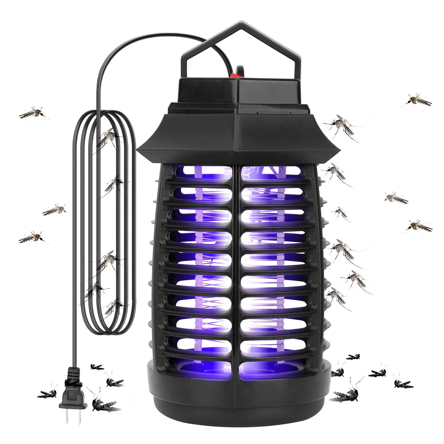 Indoor UV Bug Zapper with 800V Electric Grid