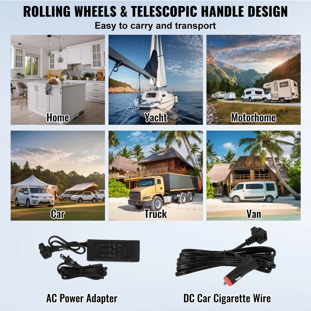 VEVOR 12V Portable Car Refrigerator & Freezer