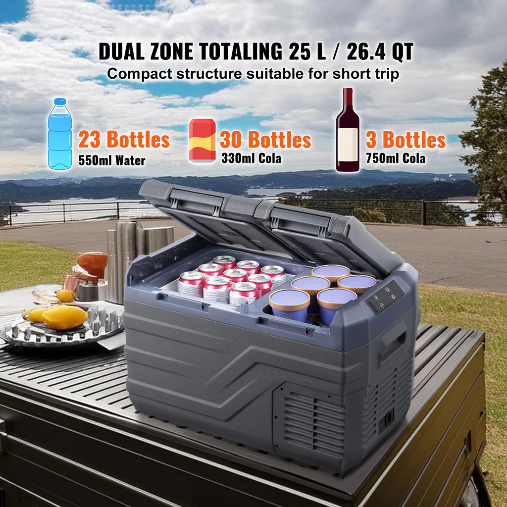 VEVOR 12V Portable Car Refrigerator & Freezer