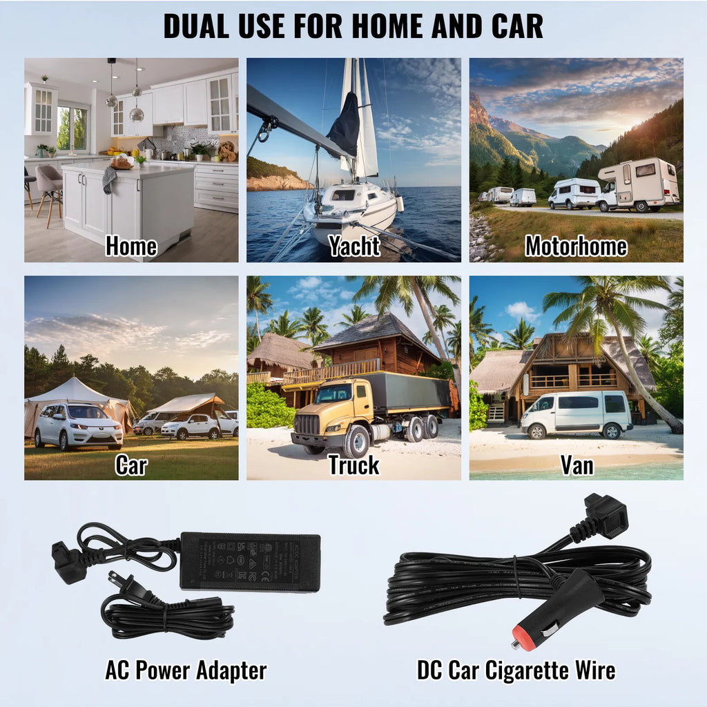 VEVOR 12V Portable Car Refrigerator & Freezer
