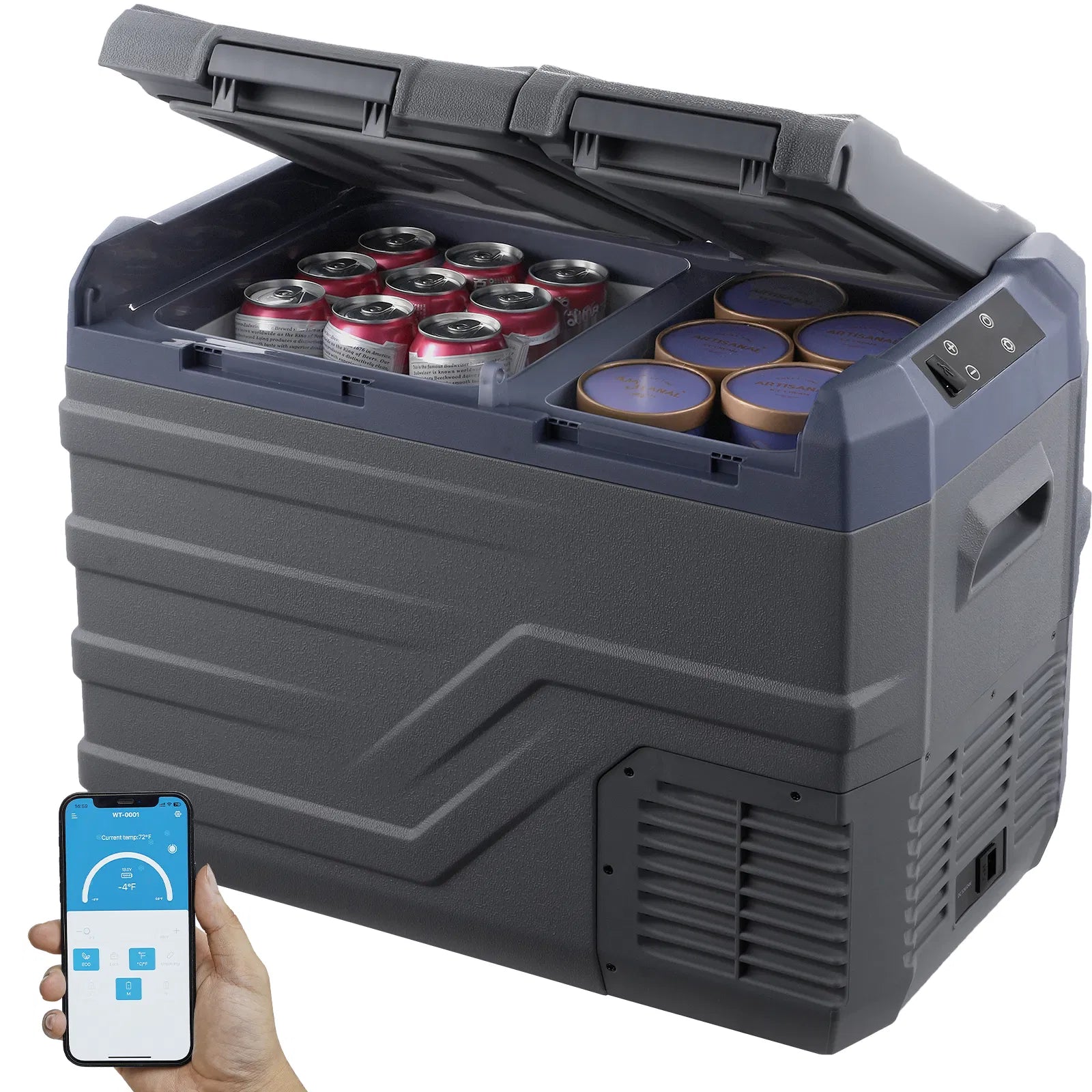 VEVOR 12V Portable Car Refrigerator & Freezer