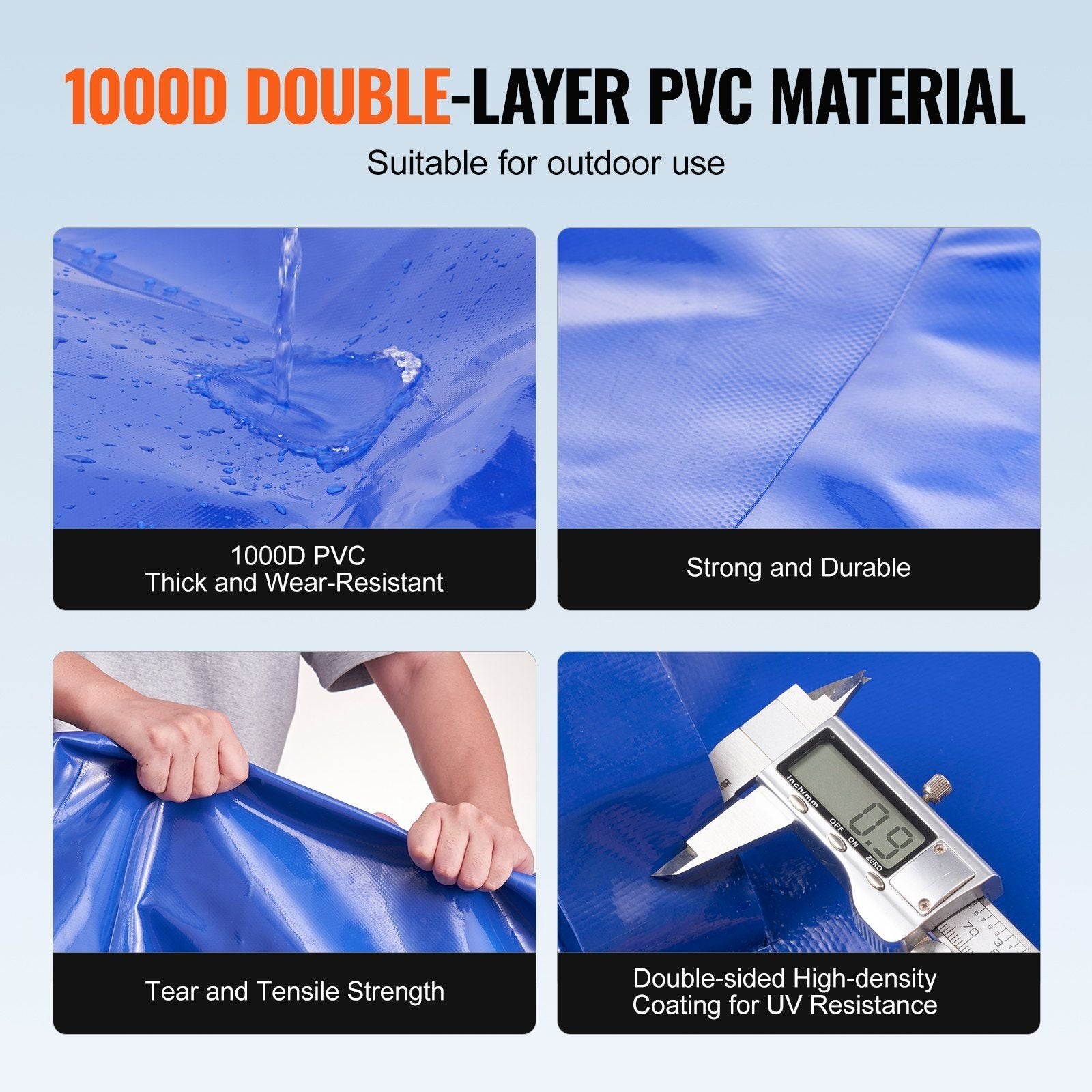VEVOR Collapsible Water Bladder – Portable PVC Storage for RV & Camping