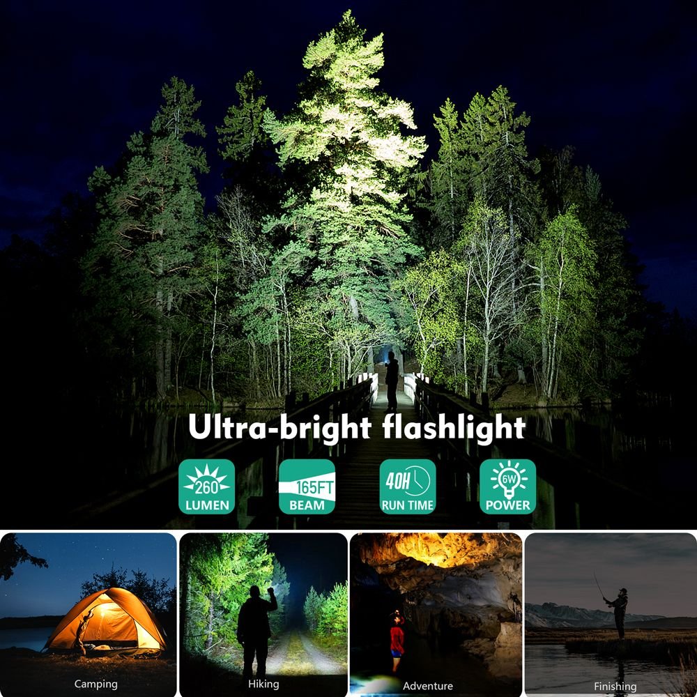 Portable Solar Charger: 33,500mAh, Fast Charging, Waterproof, 6W Flashlight for iPhone, Samsung, Tablet