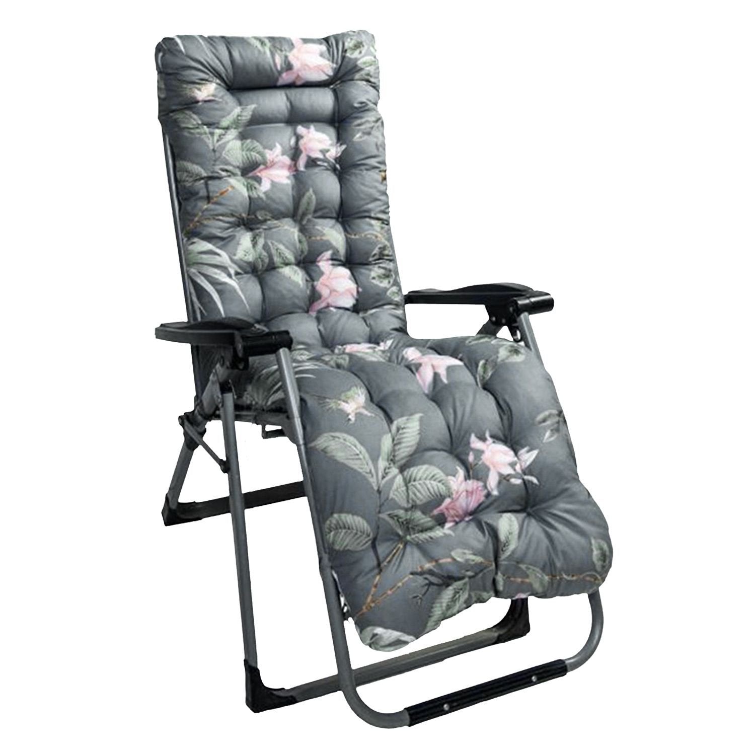 71" x 22" Plus Chaise Lounger Cushion - Outdoor Patio Recliner Pad