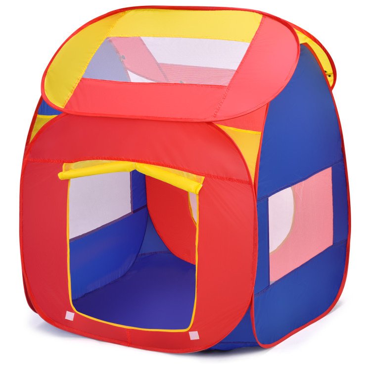 Portable Kids’ Playhouse Tent with 100 Colorful Balls – Fun Indoor Toy