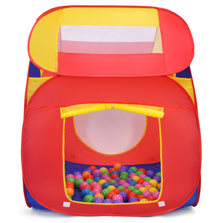 Portable Kids’ Playhouse Tent with 100 Colorful Balls – Fun Indoor Toy