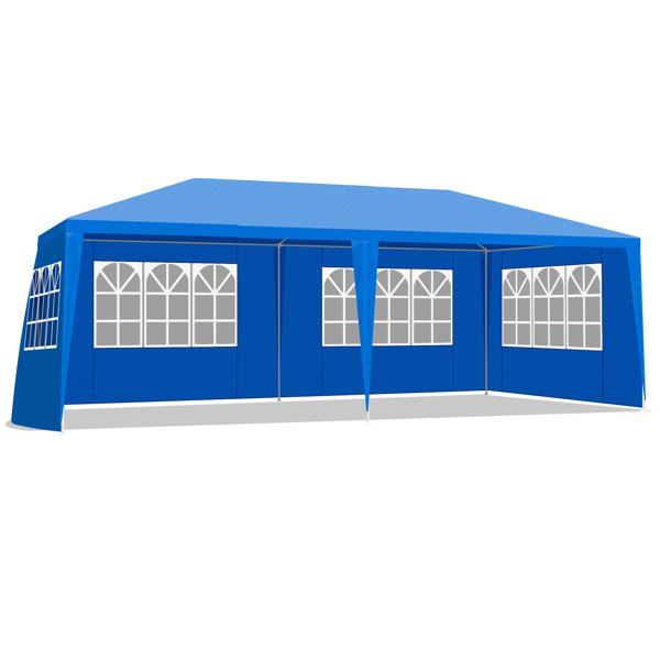 Outdoor Party Tent – Waterproof Canopy with 6 Removable Sidewalls