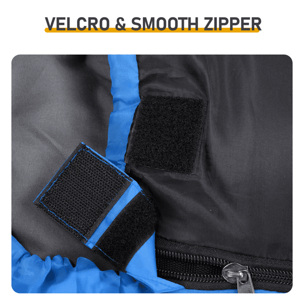 Lightweight Backpacking Sleeping Bag - Compact Waterproof for All Seasons