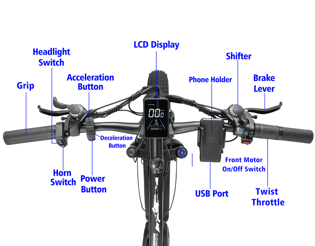 KETELES Electric Bike – 48V 23AH Dual 1000W Motors, 26"x4.0 MTB