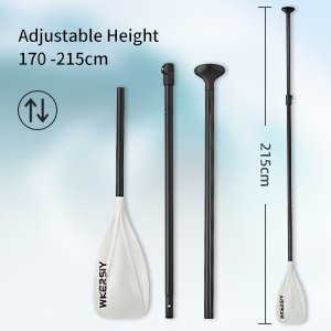 Wkersiy Touring Inflatable Paddle Board SUP – 11'6" / 12'6" with Paddle, Backpack, Pump & Leash