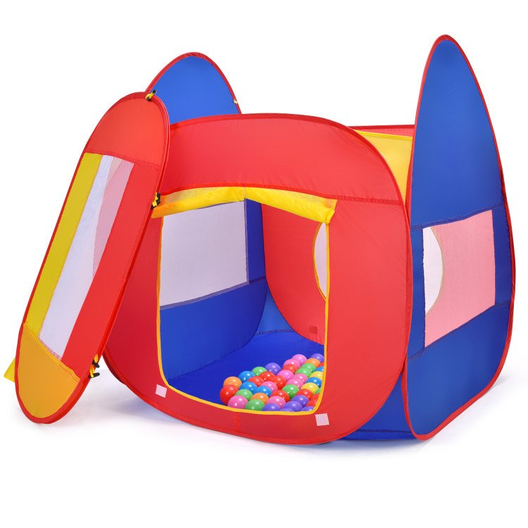 Portable Kids’ Playhouse Tent with 100 Colorful Balls – Fun Indoor Toy