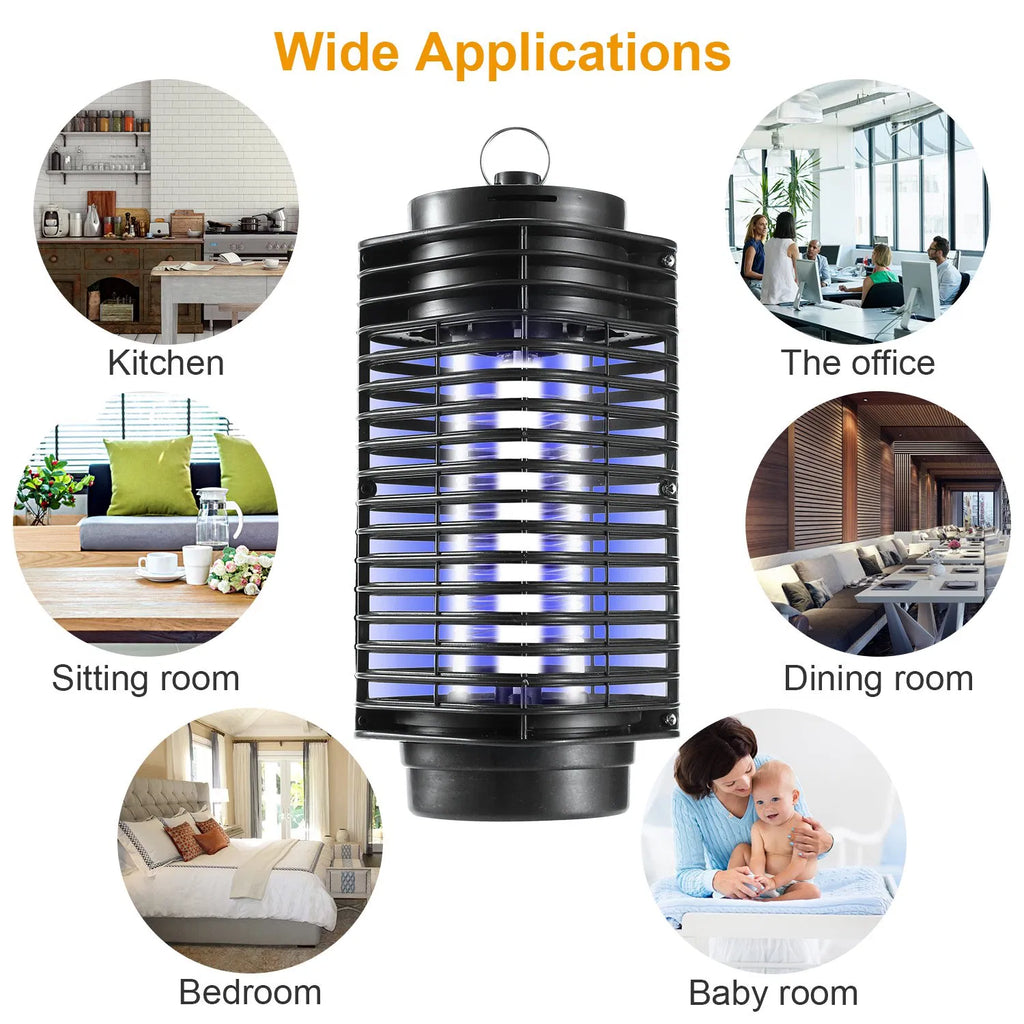 3–5W Indoor UV Bug Zapper with 215 Sq. Ft. Coverage