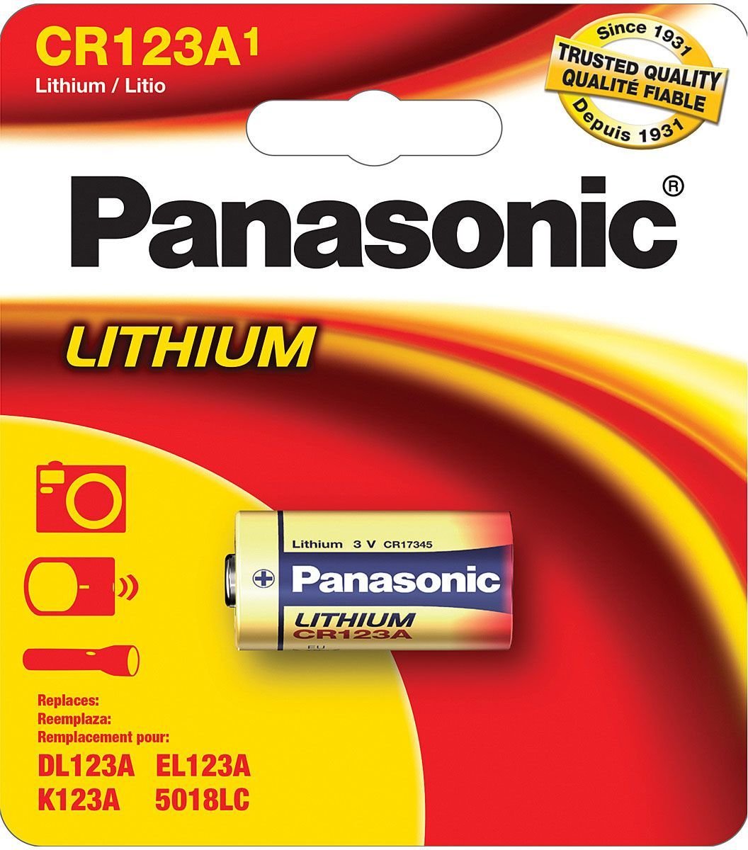 Panasonic CR123 Lithium Batteries – 3V High-Performance Power