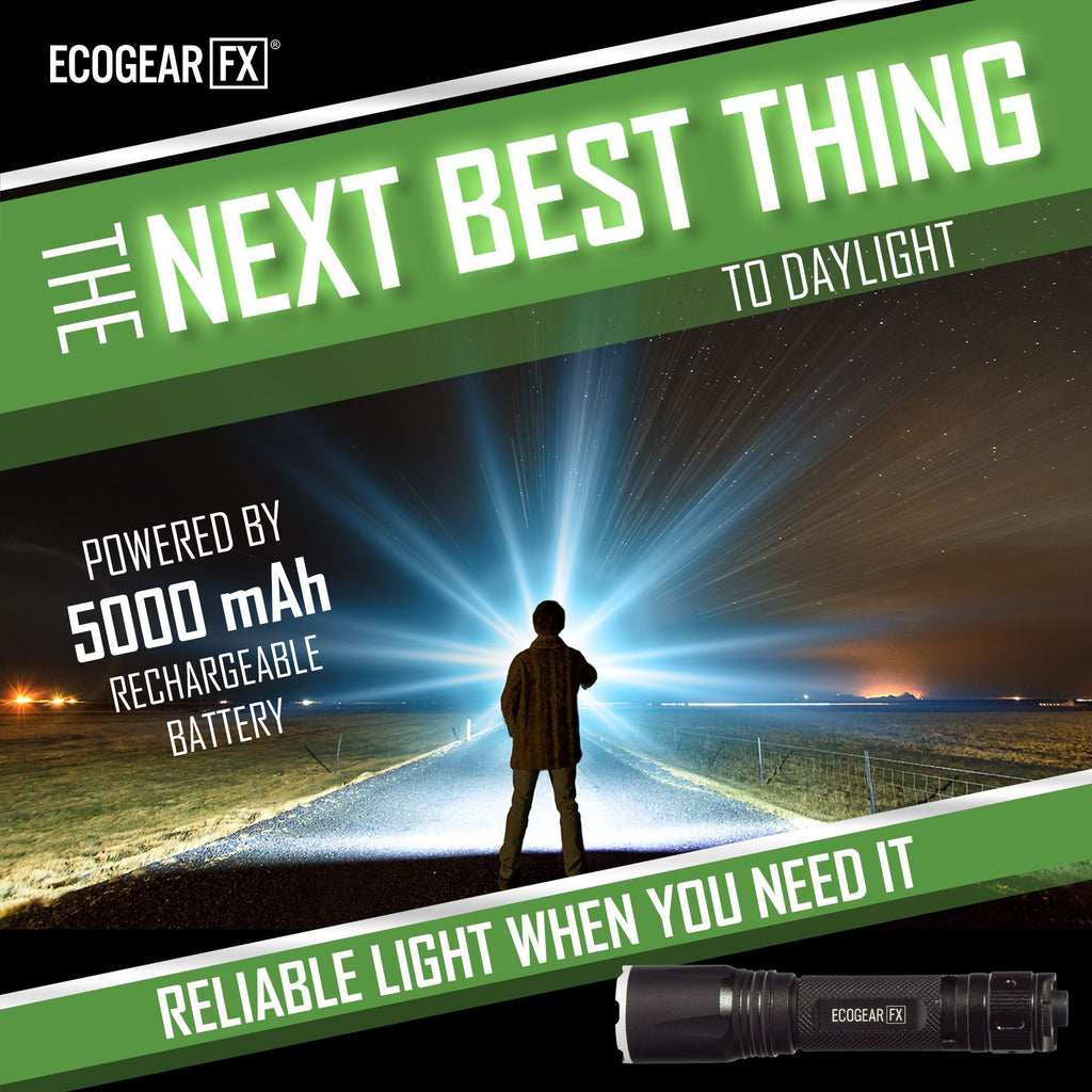 TK2000 USB Rechargeable LED Tactical Flashlight – 2000 Lumen CREE XHP50 Zoom Flashlight with 5000mAh 21700 Battery