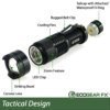 E300 EDC Tactical Flashlight - 3 Pack