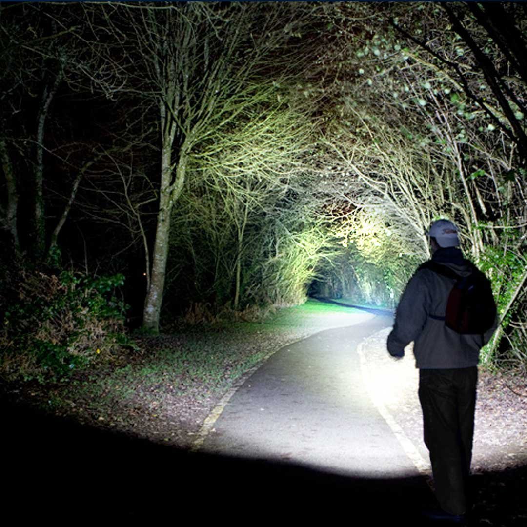TK120 LED Tactical Flashlight with Strobe – Single Pack 900 Lumen Zoom LED Flashlight