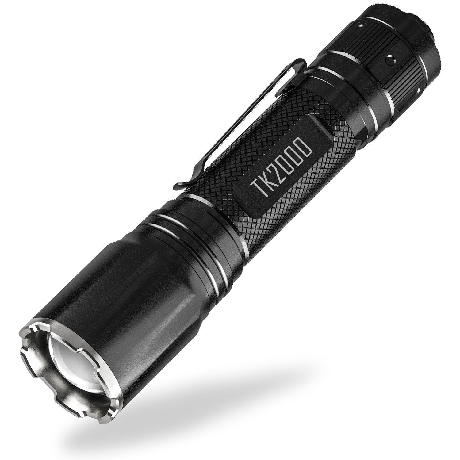 TK2000 USB Rechargeable LED Tactical Flashlight – 2000 Lumen CREE XHP50 Zoom Flashlight with 5000mAh 21700 Battery
