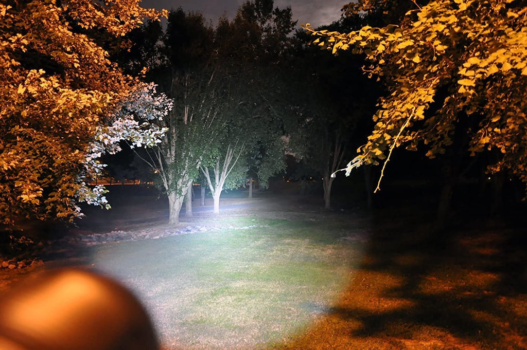 ZX-1 Professional LED Flashlight Kit – 900 Lumen Rechargeable Tactical Flashlight with Zoom Focus & Battery Charger