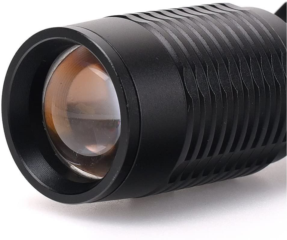 ZX-2 Professional LED Flashlight Kit – 900 Lumen Rechargeable Tactical Flashlight with Zoom Focus & Emergency Modes