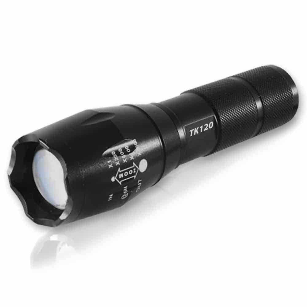 Flashlight Holster with Belt Attachment