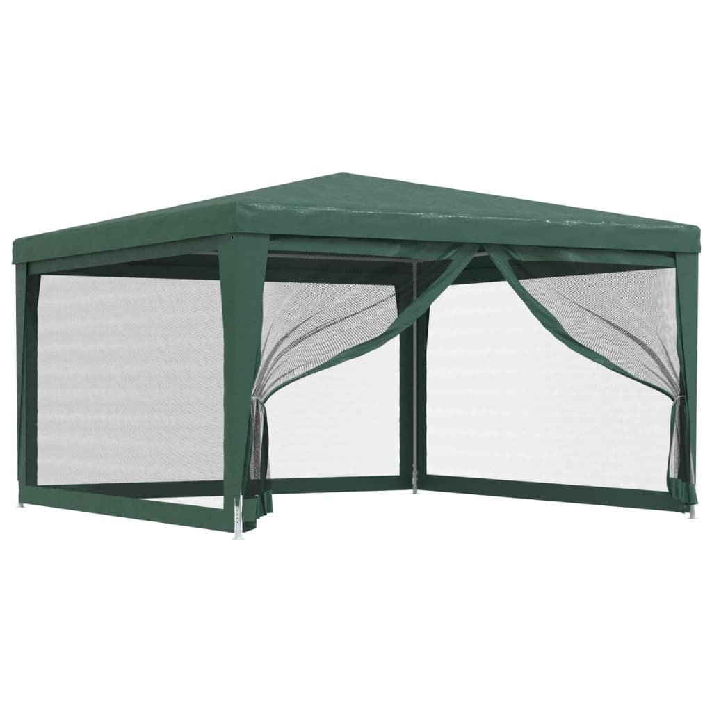 Party Tent with 4 Mesh Sidewalls