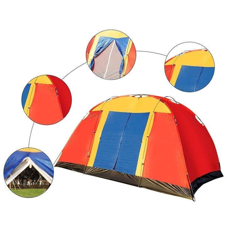 Bosonshop 8-Person Easy Setup Camping Tent with Carry Bag